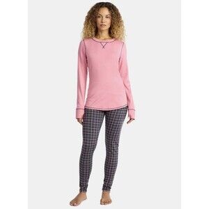 Climate Right Cuddl Duds 2 pc Base Layer Shirt Pants NEW Women's Size Large